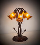 Amber Five Light Accent Lamp (14931)
