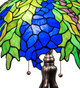 Tiffany Honey Locust Three Light Table Lamp