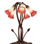 Pink/White Five Light Accent Lamp (16012)