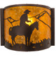 Cowboy One Light Wall Sconce (163105)