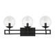Crosby Three Light Bathroom Vanity (8-1860-3-BK)