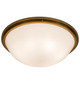 Meyda Tiffany - 171109 - Six Light Flushmount - Commerce - Buttered Brass