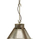 Progress Lighting - P500195-161 - One Light Pendant - Point Dume-Rockdance - Aged Brass