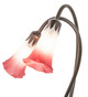 Pink/White Two Light Accent Lamp (173759)