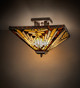 Nuevo Mission Two Light Flush Mount (13382)