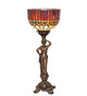 Meyda Tiffany - 300286 - One Light Accent Lamp - Tiffany Candice - Mahogany Bronze Antique Brass