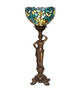 Meyda Tiffany - 300320 - One Light Accent Lamp - Nightfall Wisteria - Antique Brass