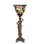 Meyda Tiffany - 300426 - One Light Accent Lamp - Begonia - Antique Brass