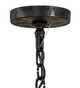 Barrel Stave Seven Light Chandelier (214086)