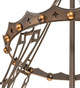 Fleur-de-lis Four Light Pendant (218573)