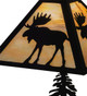 Moose on the Loose Two Light Table Lamp (219733)