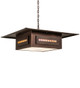 Meyda Tiffany - 225449 - Six Light Pendant - Moss Creek - Cinnamon Coffee Metallic
