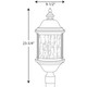 Ashmore Three Light Post Lantern (P5450-20)