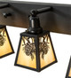 Winter Pine Five Light Vanity (230171)