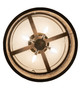 Black Stallion Four Light Flushmount (233537)