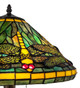 Tiffany Dragonfly Three Light Table Lamp (241975)