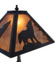 Wolf at Dawn Two Light Table Lamp (242540)
