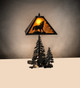Wolf at Dawn Two Light Table Lamp (242540)