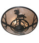 Lynx on the Loose Three Light Flush Mount (243148)