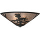 Lynx on the Loose Three Light Flush Mount (243148)