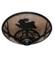 Rabbit on the Loose Three Light Flush Mount (243185)