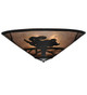 Rabbit on the Loose Three Light Flush Mount (243185)