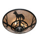 Fox on the Loose Three Light Flush Mount (243189)