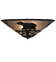 Happy Bear on the Loose Three Light Flush Mount (243441)