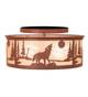 Wolf on the Loose Four Light Flushmount (243533)
