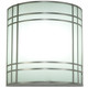 Meyda Tiffany - 243871 - One Light Wall Sconce - Lunette - Nickel