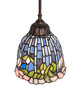 Tiffany Flowering Lotus One Light Mini Pendant