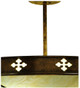 Byzantine Three Light Semi-Flushmount (245549)