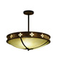 Byzantine Three Light Semi-Flushmount (245549)