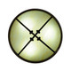 Byzantine Three Light Semi-Flushmount (245549)
