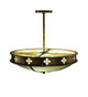 Byzantine Three Light Semi-Flushmount (245549)