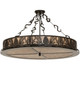 Mountain Pine Four Light Semi-Flushmoun (245571)