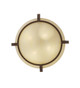 Covina Four Light Semi-Flushmount