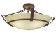 Covina Four Light Semi-Flushmount