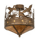 Ducks in Flight Four Light Flushmount (246225)