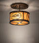 Personalized LED Semi-Flushmount (248316)