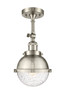 Innovations - 201F-SN-HFS-64-SN-LED - LED Semi-Flush Mount - Franklin Restoration - Brushed Satin Nickel