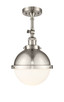 Innovations - 201F-SN-HFS-81-SN - One Light Semi-Flush Mount - Franklin Restoration - Brushed Satin Nickel