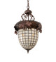 Oak Leaf & Acorn Three Light Pendant (259436)