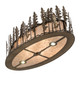 Tall Pines Eight Light Flushmount (260023)