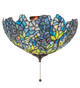 Tiffany Wisteria Three Light Fan Light Fixture (263354)