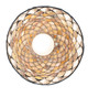 Tiffany Fishscale One Light Flushmount