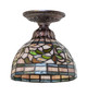 Tiffany Turning Leaf One Light Flushmount (276092)