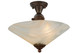Meyda Tiffany - 68692 - Two Light Semi-Flushmount - Deco Ball - Vintage Copper