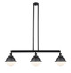 Innovations - 213-BK-HFS-61-BK-LED - LED Island Pendant - Franklin Restoration - Matte Black