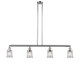 Innovations - 214-PC-G182S - Four Light Island Pendant - Franklin Restoration - Polished Chrome